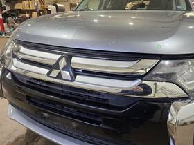 104-12128a Mitsubishi Grille Silver Accent Trim Fits 16-18 Outlander 625361