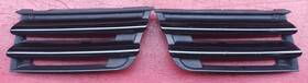 574491 Mitsubishi Oem 04 05 Endeavor Front Grille Insert Left Right Side Black