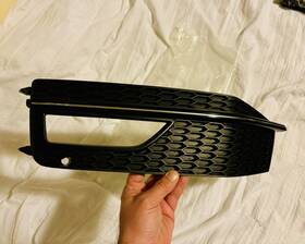 682m Miziauto 8k0 807 Front S-line Bumper Fog Light Frame Cover Passenger Grille Audi S4/a4 2013-2016