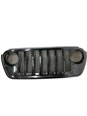 6by79dx8ab Mopar 2018-2024 Jeep Wrangler Jl Sahara Rubicon Gladiator Jt Front Grill Black Oem