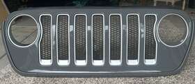 Grjp020 Mopar Ceramic Gray-fits 2018-2023 Jeep Wrangler New Front Grille With Black Mesh Inserts