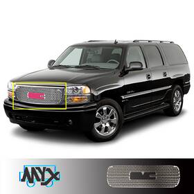 20045703om Myxauto Rund Laser Cut Grill Fits 1999-2002 Gmc Sierra 1500/2500/01-06 Yukon Grille