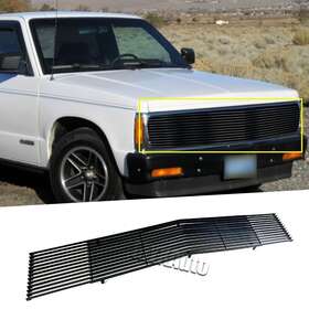 22015232hn Myxauto Fits 1991-1993 Chevy S-10/91-94 Blazer Phantom Main Upper Black Billet Grille