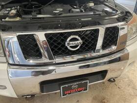 104-50477c Nissan Grille Chrome Bar Billet Design Fits 09-15 Titan 4954326