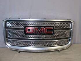 22814538 Nissan 13 14 15 16 Gmc Acadia Denali Front Upper Bumper Grille Grill Mesh Chrome Oem