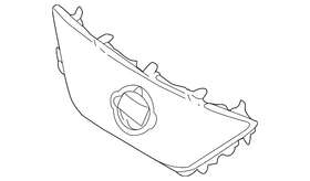 62072-5sk0d Nissan Genuine Grille