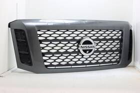 62310-ez33d Nissan 16-19 Titan Xd Grille With Camera Hole Gray Metallic