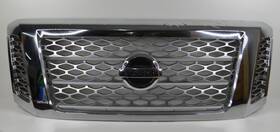 Ez65c Nissan 62310 2016 2017 2018 2019 Titan Diesel Grille Grill Chrome Oem Broken Brackets
