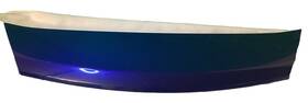 62320-3vy0a Nissan 62320-3vyoa Oem Upper Nose Panel Grille Cover 2014-2017 Versa Note Blue