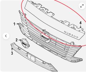 62320-7ba0a Nissan 2023-2024-2025 Genuine Murano Platinum 4d Upper Molding Oem 23 24 25 62320-7ba0a Nissan 2023-2024-2025 Genuine Murano Platinum 4d Upper Molding Oem 23 24 25