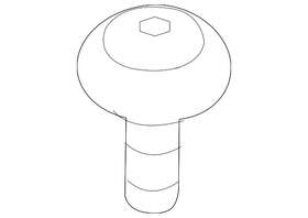 890a0-6ma0a Nissan Genuine Grille Assembly Screw