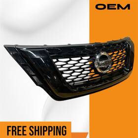 8a40a Nissan L0453 62310 2017-2020 Pathfinder Grille Oem With Camera Rock Creek Black
