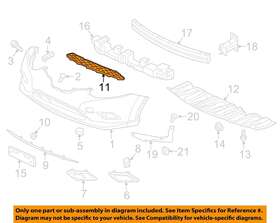 622544ba0a Nissan Oem 14-16 Rogue Front Bumper Grille-lower Grille