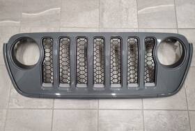 6qn23trmab Oem 2018-2025 Jeep Wrangler Jl Gladiator Jt Sahara Grille Sting Gray
