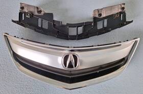 71121-tx6-a11 Oem 13 Acura Ilx Front Bumper Upper Grille Grill Emblem Genuine Complete 14 15