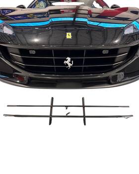 766359 Oem 2022 Ferrari Portofino M Black Center Grille Genuine Part Number