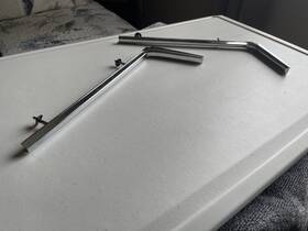 Gh2604f Oer 1967-1968 Firebird 400 Grille Insert Trim Bars - Chrome Plated