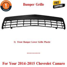13909022 Perfect Fit Front Bumper Lower Grille Primed For 2014-2015 Chevrolet Camaro Without Zl1 Models