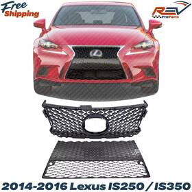 14909779 Perfect Fit Front Upper And Lower Grille Assembly For 2014-2016 Lexus Is250 / Is350