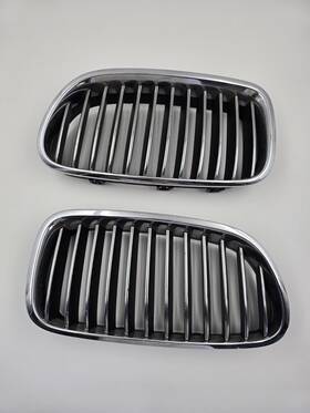 17203188 Perfect Fit Grille Grill Set Of 2 Driver And Passenger Side For 550 528 5 Series 535 Pair