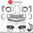 Phcx3680 Phcm3673 Phcm3674 Phcm3675 Phcm3676 1969 Mustang Grille Fits All Models Headlamp Bucket Assembly Bezel Molding Phcx3695 Phc3635t