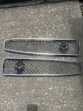 Gh2449g Pontiac Oem 1967 Gto Aluminum Mesh Grilles Grills Used Pair Original Equipment