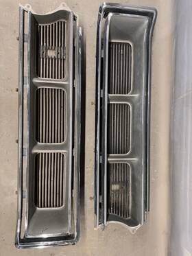 977960 Pontiac Pmd General Motors Gm 1965 Grand Prix Grille Molding Trim Inserts Grill Gp
