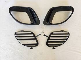 Porsche 98650458100 97-99 Oem Boxster 986 Side Vents Grills Cold Air Intake Fender Pair R L