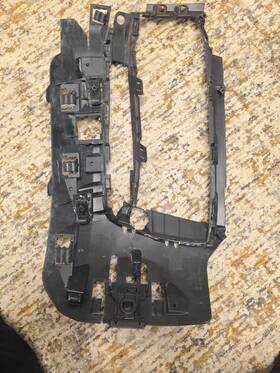 992807683d Porsche 992 911 Carrera Front Left Bumper Grille Bracket 2020-2024 Oem Cracked