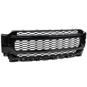 Profgf15021blbkksd3 Proexhaust Inch Defective For 21-23 Ford F150 Honeycomb Mesh Front Bumper Grille Glossy Blk D3