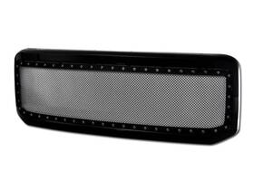 Profgf25005rvtmebkd3 Proexhaust Inch Defective For 05-07 F250/f350 Rivet Bolt Steel Mesh Front Bumper Grille Blk D3