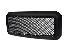 Profgf25011rvtmembd11 Proexhaust Inch Defective For 11-16 F250/f350 Rivet Bolt Mesh Style Front Grille Matte Blk D11
