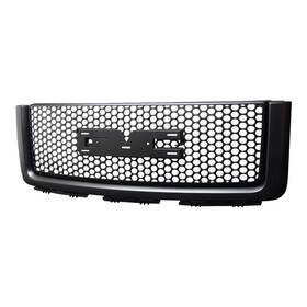 Profggggrzdsie07robkd1 Proexhaust Inch Defective For 07-13 Gmc Sierra 1500 Round Hole Mesh Front Bumper Grille Black