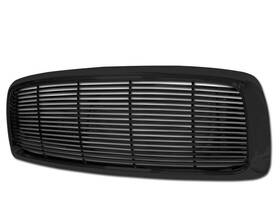 Profggggrzram02hbkd3 Proexhaust Inch Defective For 02-05 Dodge Ram Horizontal Front Hood Bumper Grille Guard Blk D3
