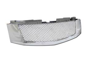 Profggrzescl07chd1 Proexhaust Defective For 07-14 Cadillac Escalade/ext Mesh Front Bumper Grille Guard Chrome