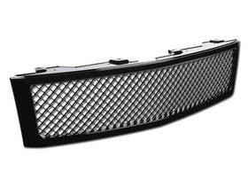 Profgsil07mebkd3 Proexhaust Inch Defective For 07-13 Chevy Silverado 1500 Mesh Front Hood Bumper Grille Blk D3