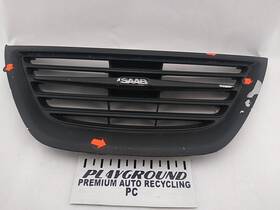 104-50621b Saab 9-3 Front Upper Center Grille Black Fits 2008 2009 2010 2011 08 09 10 11