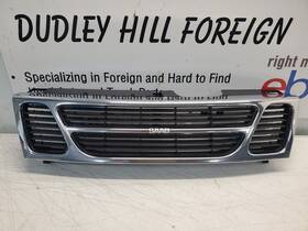 4240867 Saab 1998 900 Conv. Center Grille Insert Upper Chrome Trim 94 95 96 97