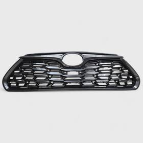 Abs6518blk Ses Trims Chrome Delete Black Grille Overlay For 2020-2024 Toyota Highlander