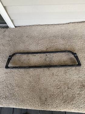4518880040 Smart 13-16 Fortwo Front Bumper Lower Bottom Grille Frame Oem