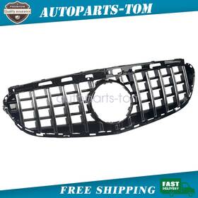 Soillar W212 E300 E350 E400 2014-2016 Front Grille Grill Chrome For Mercedes Gt R Style