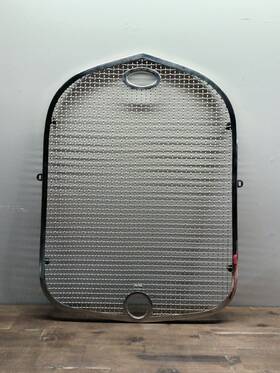 91122151 Speedway Motors 28-29 Ford Model A Hotrod Polished Stainless Steel Radiator Stone Guard