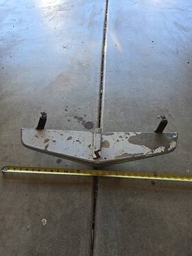 308092vp Studebaker 1955 Cars Front Grille Chrome Center Bar Wing With S Emblem 308701