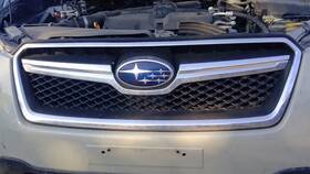 104-60699 Subaru Grille Center Upper Matte Black Mesh Fits 16-17 Xv Crosstrek 356790