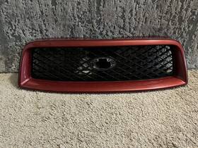 91121-sa040 Subaru Jdm 2003-2005 Forester Sg Front Grill Grille Red Cross Sports Oem No Logo