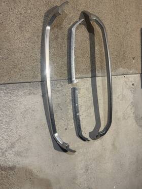Tfp187124tp Terrific-parts Ford F150 2021-2022 Platinum Front Bumper Grille Chrome Trim Grill Pieces All 4