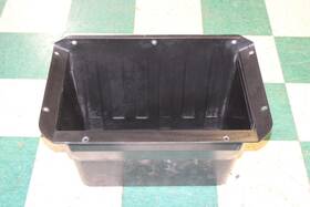 199-f Tesla 12-15 Model S Black Front Trunk Frunk Floor Insert Tub Trim Panel Oem Factory Oe