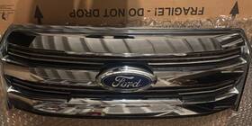 Bf0112360037 Topaz Front Chrome Grille Grill With Camera Hole For Ford F-150 2015 - 2017 Fl348200pbs