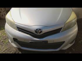 104-51379 Toyota Grille Hatchback Upper Bar Fits 12-14 Yaris 28488