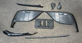 52422-06020 Toyota 2021 2022 Camry Front Bumper Upper Lower Grille Fog Lamp Bezel Trim License Oem